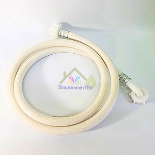 Dây cấp nước hai đầu ren cho máy giặt cửa trước, lồng ngang dài 1.5m