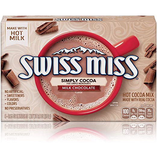 Bột CoCoa Swiss Miss Milk Chocolate