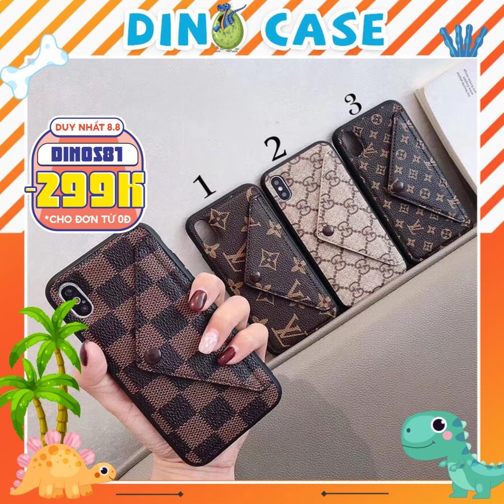 Ốp lưng iphone l v g c kiêm chân chống giá đỡ điện thoại 6/6plus/6s/6splus/7plus/8/8plus/x/xs/11/12/pro/max/plus/promax
