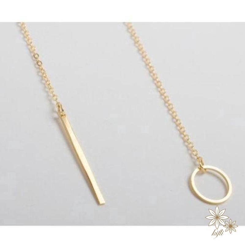 Vòng cổ Kim Loại Dáng Ngắn Thiết Kế Đơn Giản Thời Trang