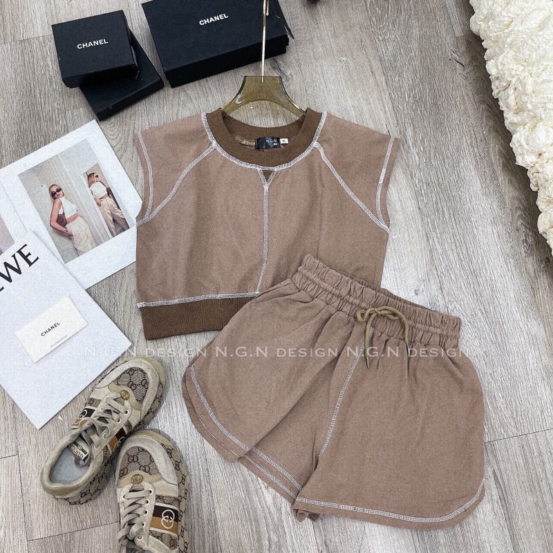 Set thể thao tay hến quần sooc