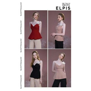 Áo cổ đổ form peplum