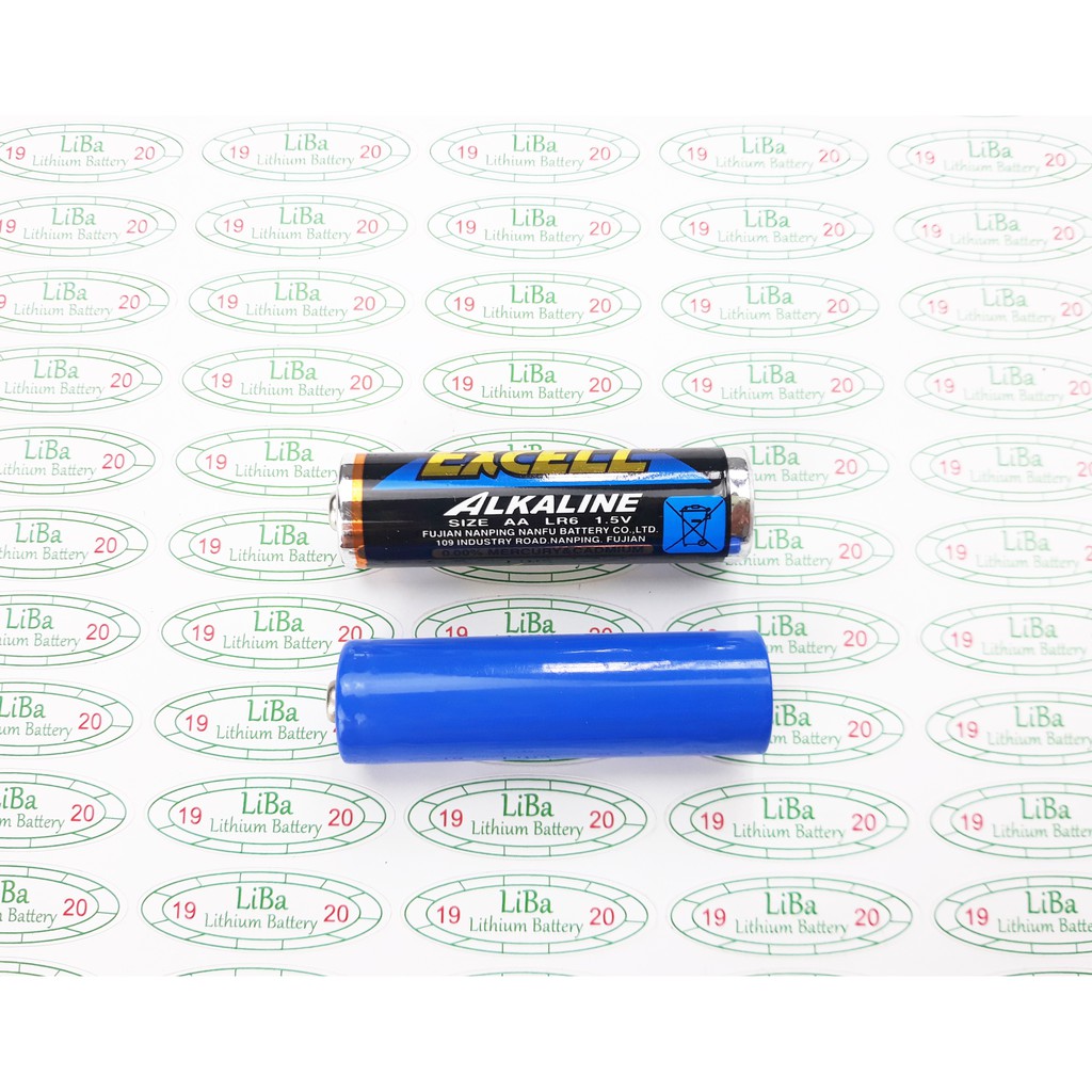 Pin AA, Lithium ion 3.7V 500mah, 800mAh 14500, thay thế pin tiều AA _ LiBa