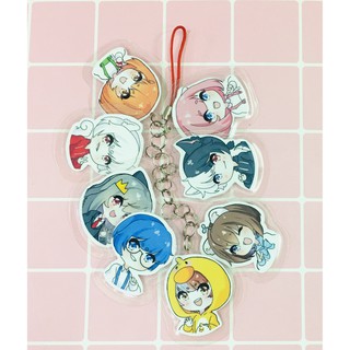 Móc khóa dây Hero team (Mẫu như hình)