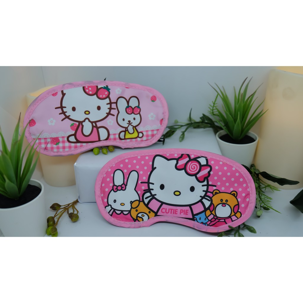 Miếng Bịt Mắt Ngủ Hình Hello Kitty Xinh Xắn