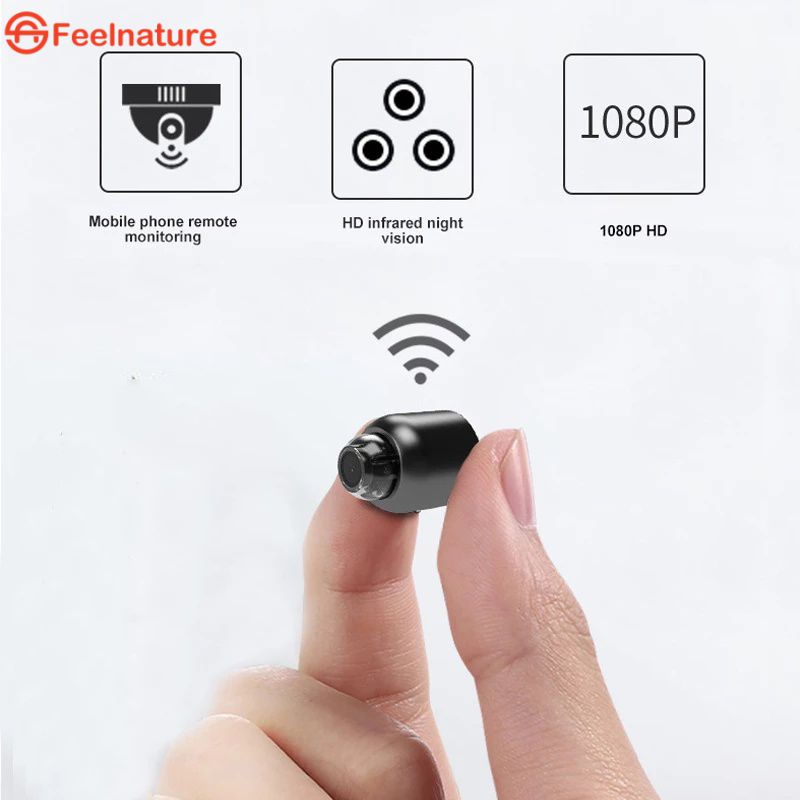 ✨Có Sẵn✨Mini Thông Minh Wifi Camera Giám Sát Từ Xa 1080 Hd Camera Ip Không Dây Quan Sát Ban Đêm Phát Hiện Chuyển Động Camera
