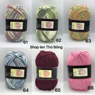 Len milk cotton loại 1(từ màu 61 đến màu 75)