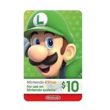 Thẻ Eshop Gift Card hệ US cho Nintendo