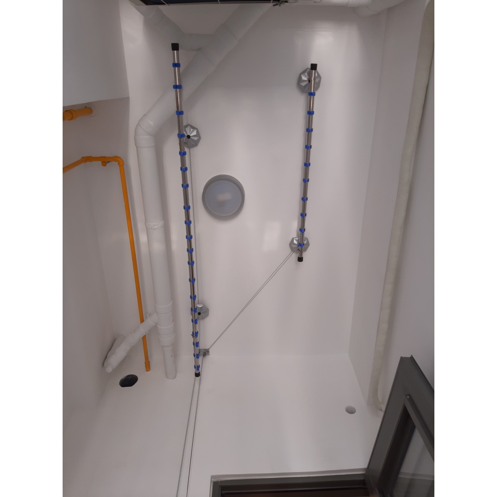 Combo 20 cái Móc định vị giàn phơi thông minh, Khoen định vị giàn phơi quần áo, móc treo định vị quần áo
