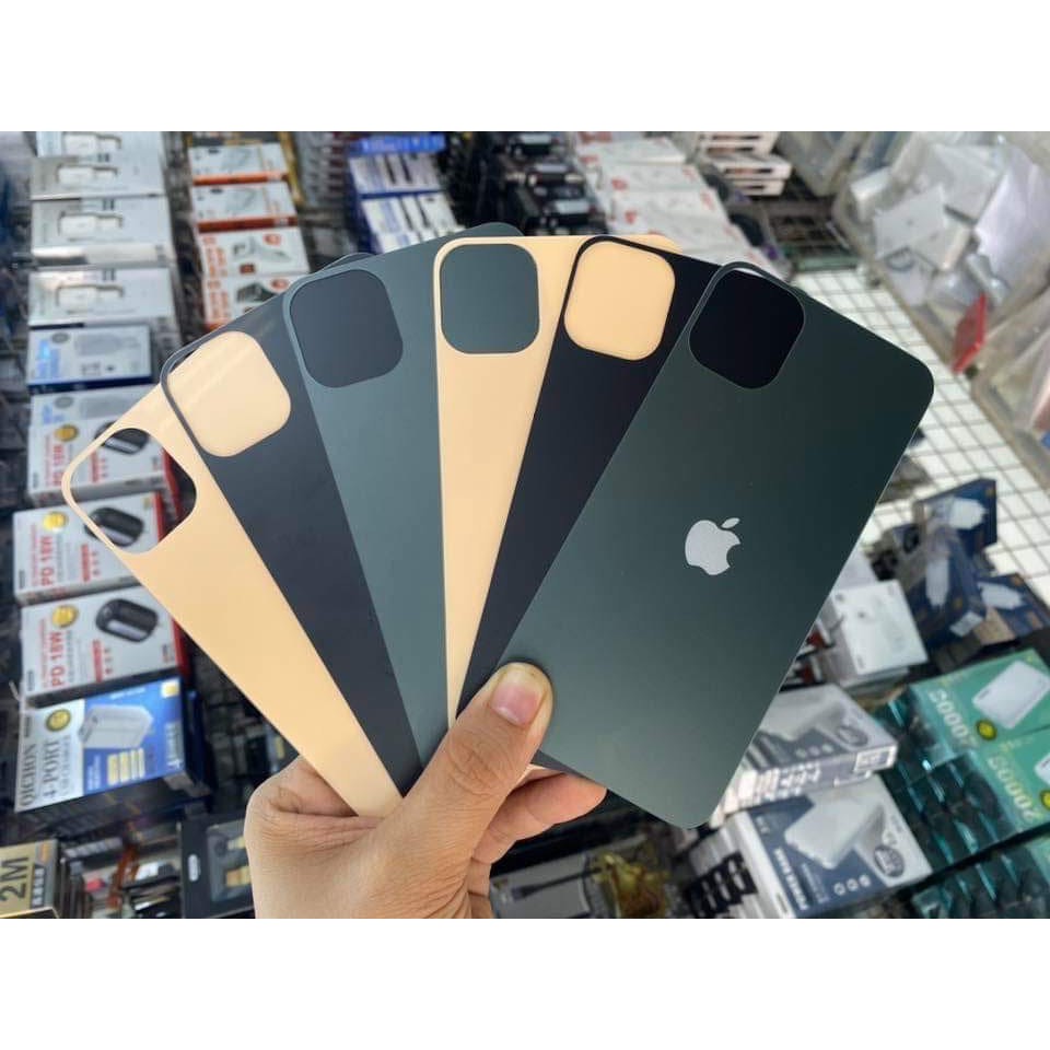 Kính 9D Mặt Sau Cho Iphone 11/ 11Pro/ 11 Promax Mới.