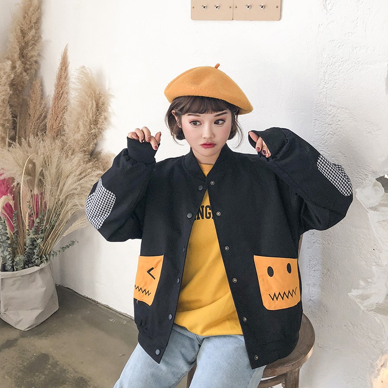[Có Sẵn] áo khoác bomber 2 túi ulzzang #286 | BigBuy360 - bigbuy360.vn