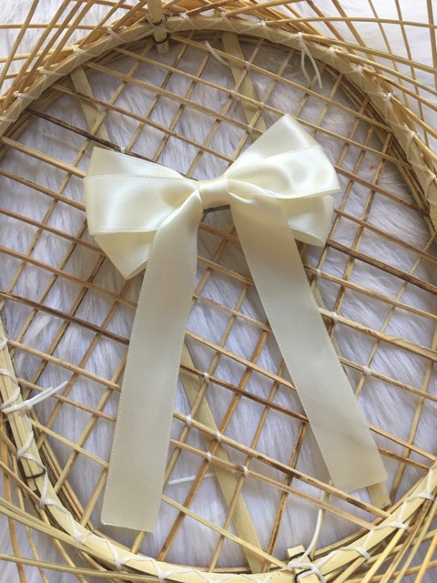 Kẹp nơ lụa hàn quốc đuôi dài