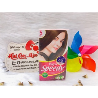 thuốc nhuộm bigen speedy 5 nâu hạt dẻ đậm