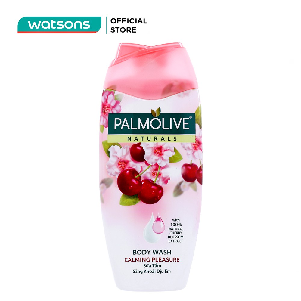 Sữa Tắm Palmolive Naturals Hoa Anh Đào Sảng Khoái Dịu Êm 200g