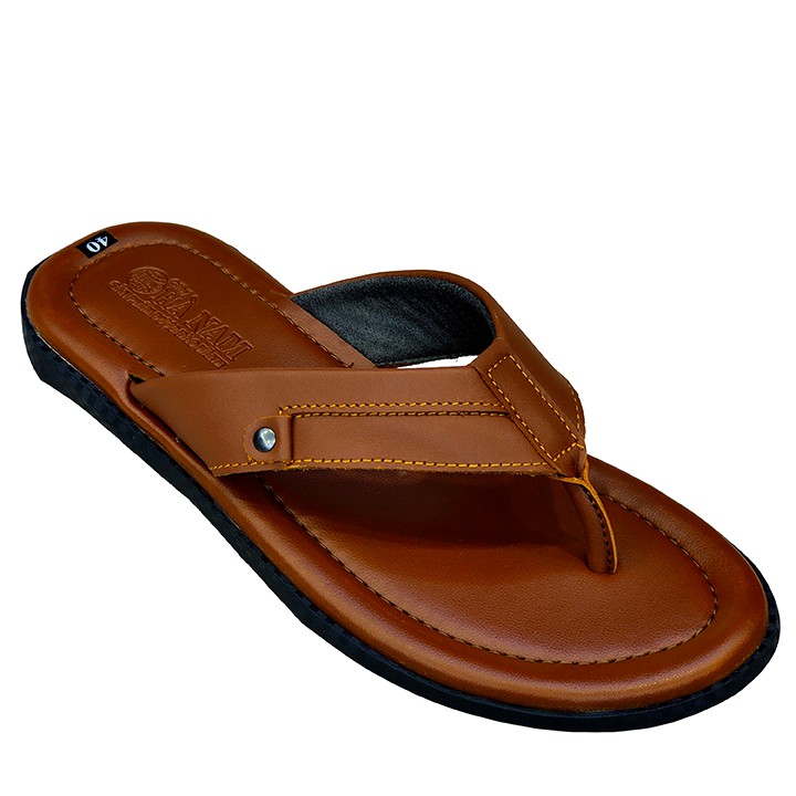 Dép xỏ ngón nam TiTi ĐÔ da bò thật cao cấp DXNA2065