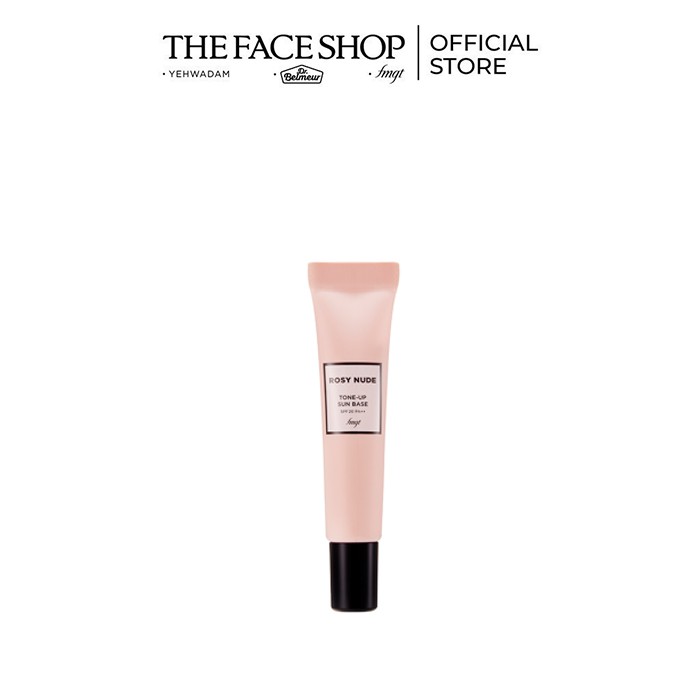 Combo Kem Lót Trang Điểm TheFaceShop Air Cotton Make Up Base 40ml + ROSY NUDE TONE-UP SUN BASE SPF20 PA++ 15ml | BigBuy360 - bigbuy360.vn