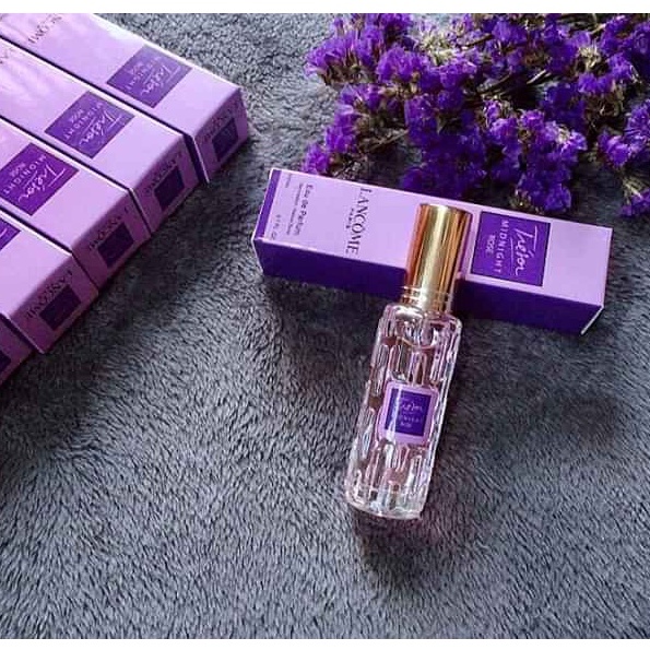 Nước hoa mini Lan_com tím Tresor Midnight Rose chai 20ml dạng xịt- mẫu 4d- Mùi Bí ẩn- Nuochoamini20ml