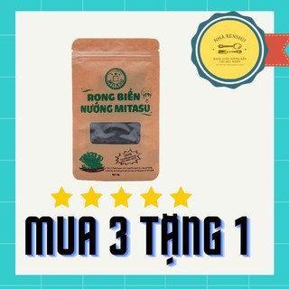 Rong biển nướng Mitasu tầm thêm gia vị thảo mộc thơm ngon gói 5g