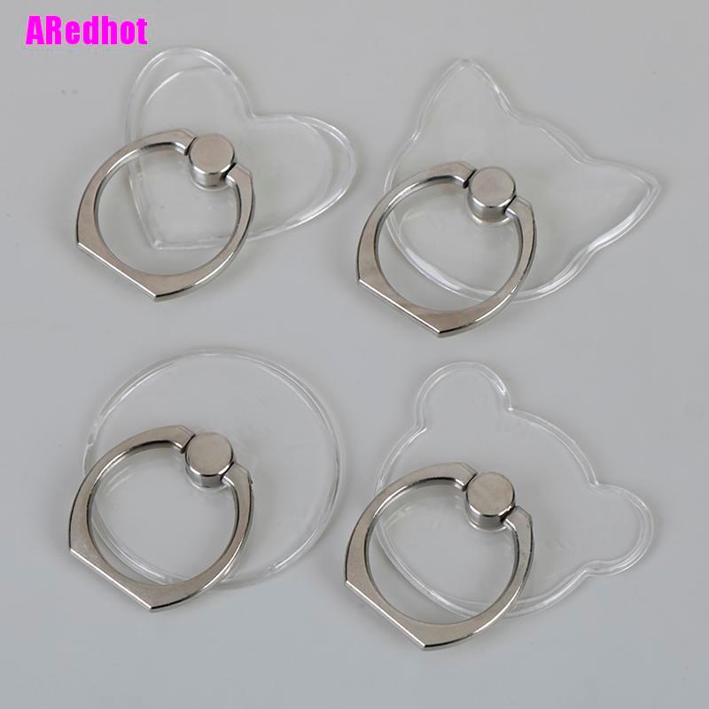 Nhẫn đỡ điện thoại thiết kế kiểu hoạt họa trong suốt thời trang