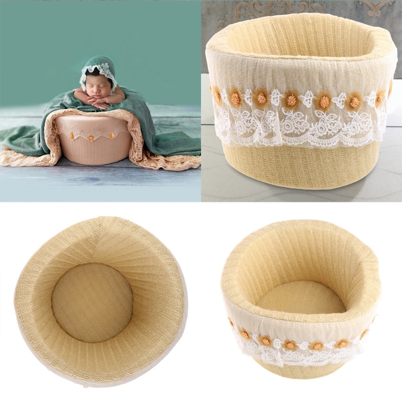 Giỏ Phụ Kiện Chụp Ảnh Cho Bé Sơ Sinh