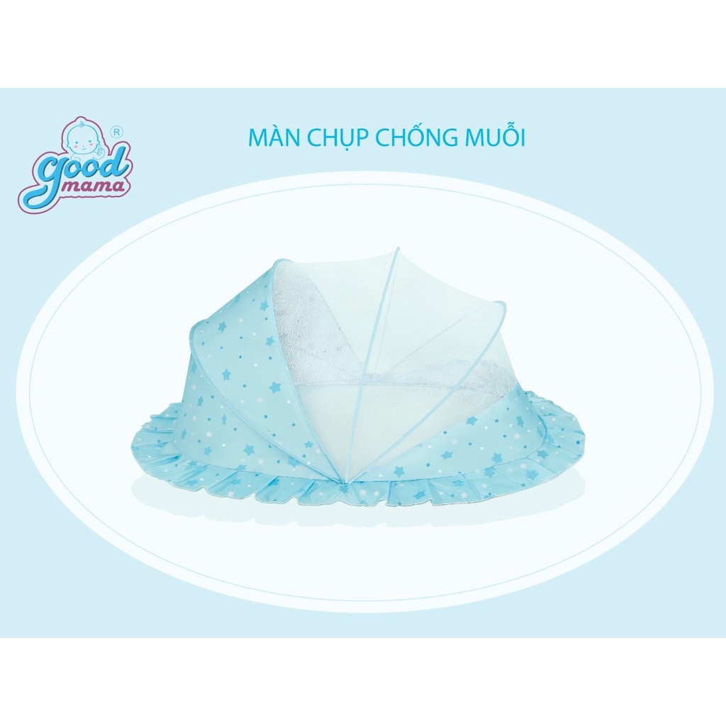 ❗❗❗Màn Chụp Gấp Gọn Cho Bé - Mùng Chống Muỗi Cho Trẻ Nhỏ 0-3 Tuổi Goodmama Chính Hãng