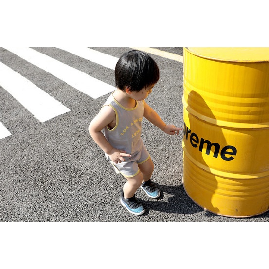 Đồ bộ bé trai và đồ bộ bé gái 8-18kg AM726 - Bộ quần áo ba lỗ chạy viền TTR223