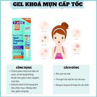 Gel chấm mụn T- ZONE