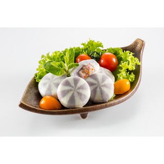 BÁNH BAO CHẢ CÁ KHOAI MÔN (sọc tím) HÀNG CB nhập khẩu từ MALAYSIA