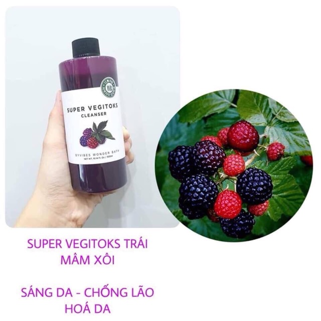 Sữa rửa mặt rau củ Purple Mầu Tím