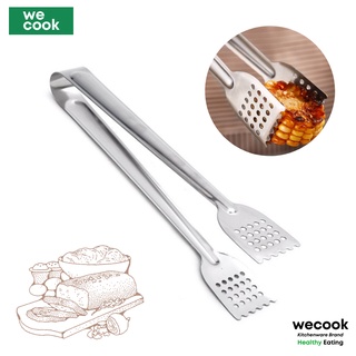 Kẹp inox gắp thức ăn, đá viên, salad cao cấp WECOOK - Đồ gắp thức ăn cán dài 3 size tiện dụng(NB15)