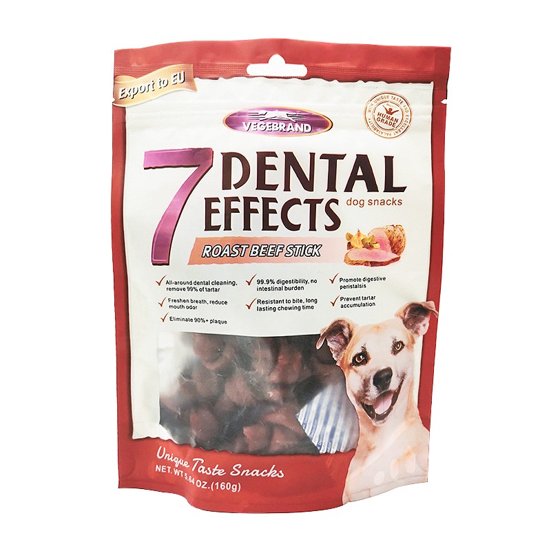 [Mã PET50K giảm Giảm 10% - Tối đa 50K đơn từ 250K] Xương gặm sạch răng bổ sung canxi 7Dental gói 160g