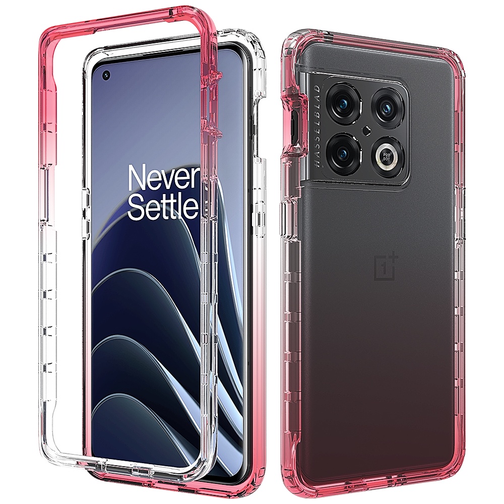 Ốp Điện Thoại Màu Gradient 2 Trong 1 Cho OnePlus 10T 10 Pro OnePlus Nord N20 5G Nord N200 5G Nord N10 5G Nord N100 OnePlus 9 9 Pro
