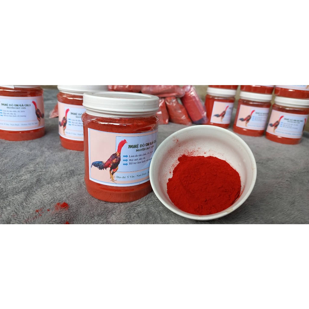 BỘT NGHỆ ĐỎ NGUYÊN CHẤT CHO GÀ ĐÁ