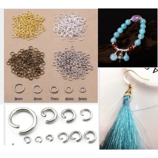 100 cái khoen tròn kết nối các phần khuyên tai, vòng, móc khóa