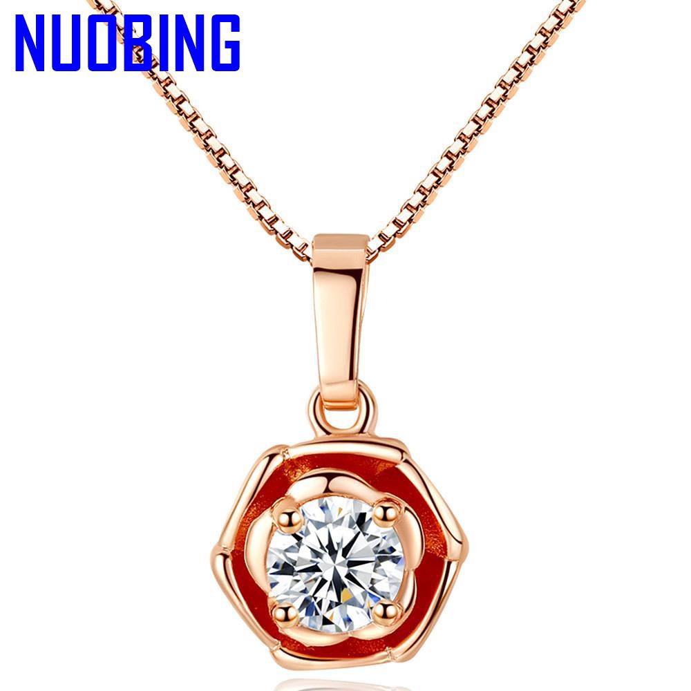 Vòng Cổ Choker Màu Vàng Hồng Đính Đá Zircon Aaa Cổ Điển Thời Trang Cho Nữ