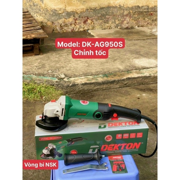 Máy mài góc dekton tay dài AG950s 950w