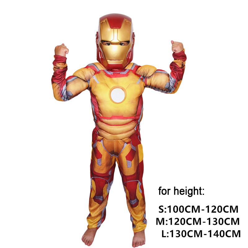 Bộ đồ hóa trang nhân vật Bumblebee Optimus Prime Iron Man 3D độc đáo