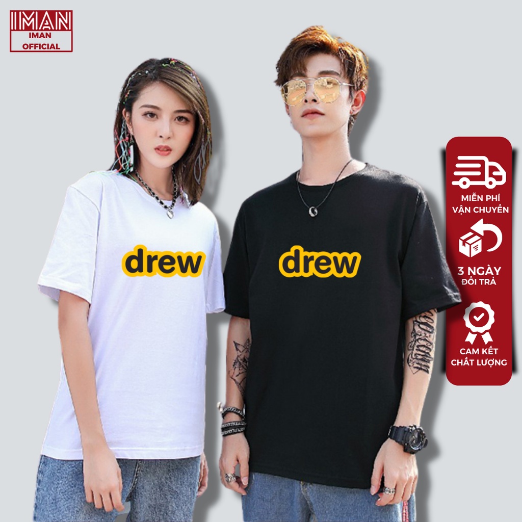 Áo thun Unisex Nam Nữ  Cao Cấp Chất Liệu 100% Cotton, Áo Phông tay lỡ form rộng HOT TREND