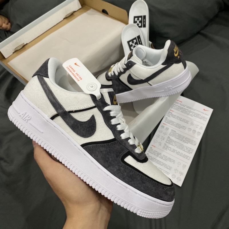 GIÀY AIR AF1 XÁM TRẮNG DA LỘN LAI AU [ FULL BOX + FREE SHIP ] | BigBuy360 - bigbuy360.vn