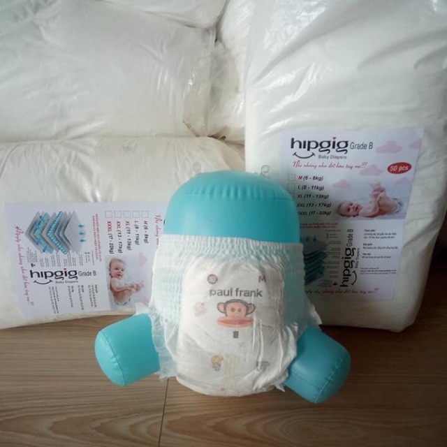 Bỉm quần HIPGIG đủ size 50M L50 XL50 XXL50 XXXL50 nha các mẹ