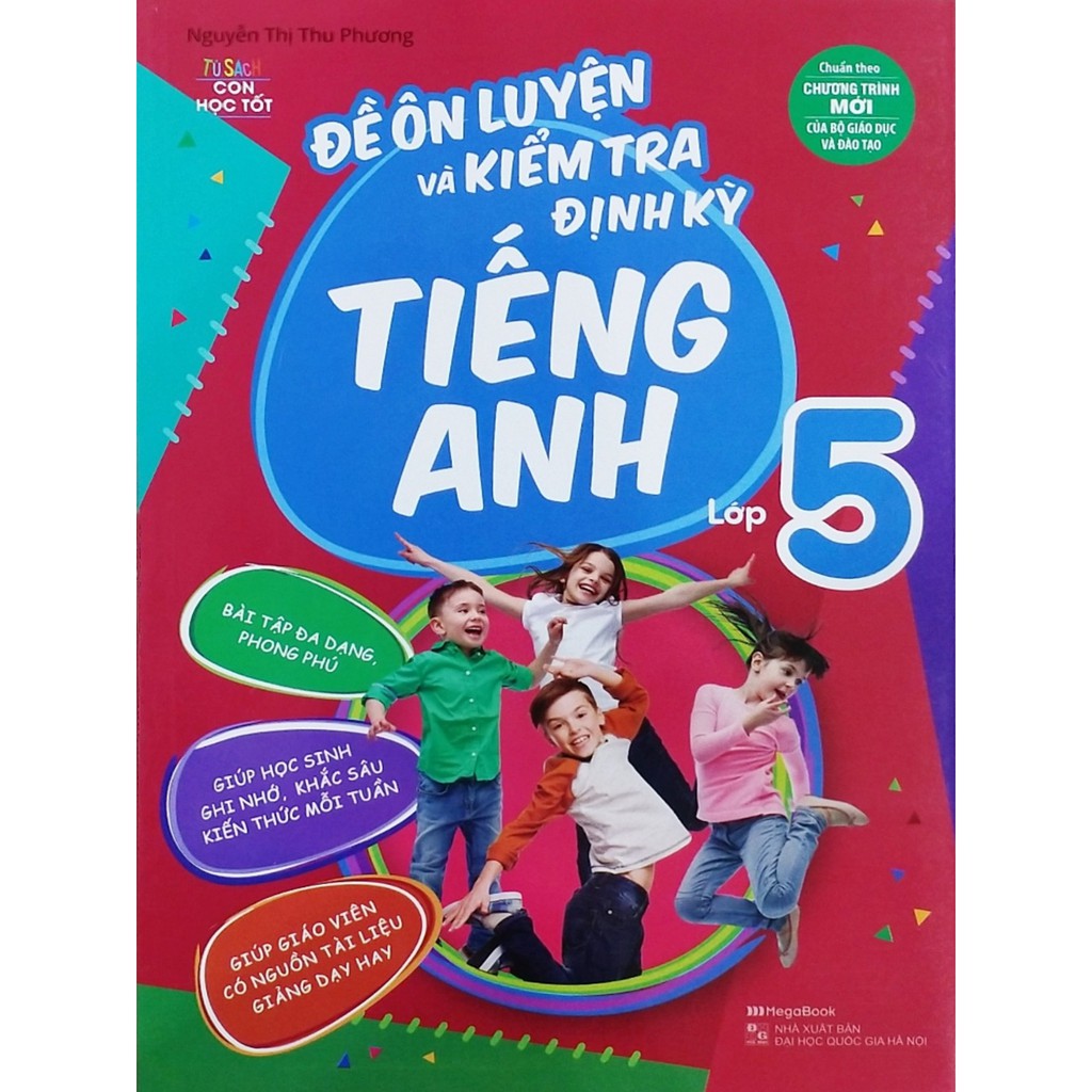 Sách - Đề ôn luyện và kiểm tra định kỳ Tiếng Anh lớp 3, 4, 5