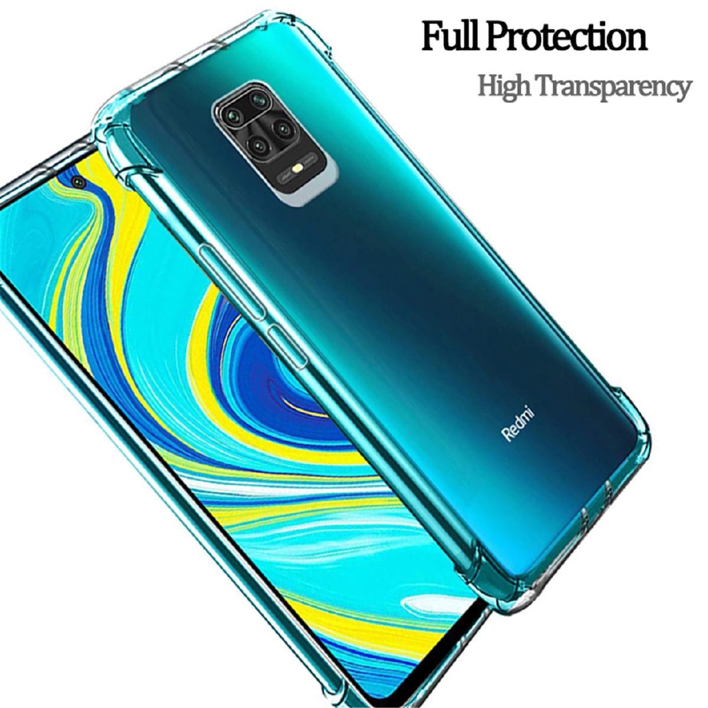 Ốp điện thoại trong suốt chống sốc thời trang cho Redmi Note 10 9 9T 9s 8 7 Pro 8A 7A 9A 9C 5G