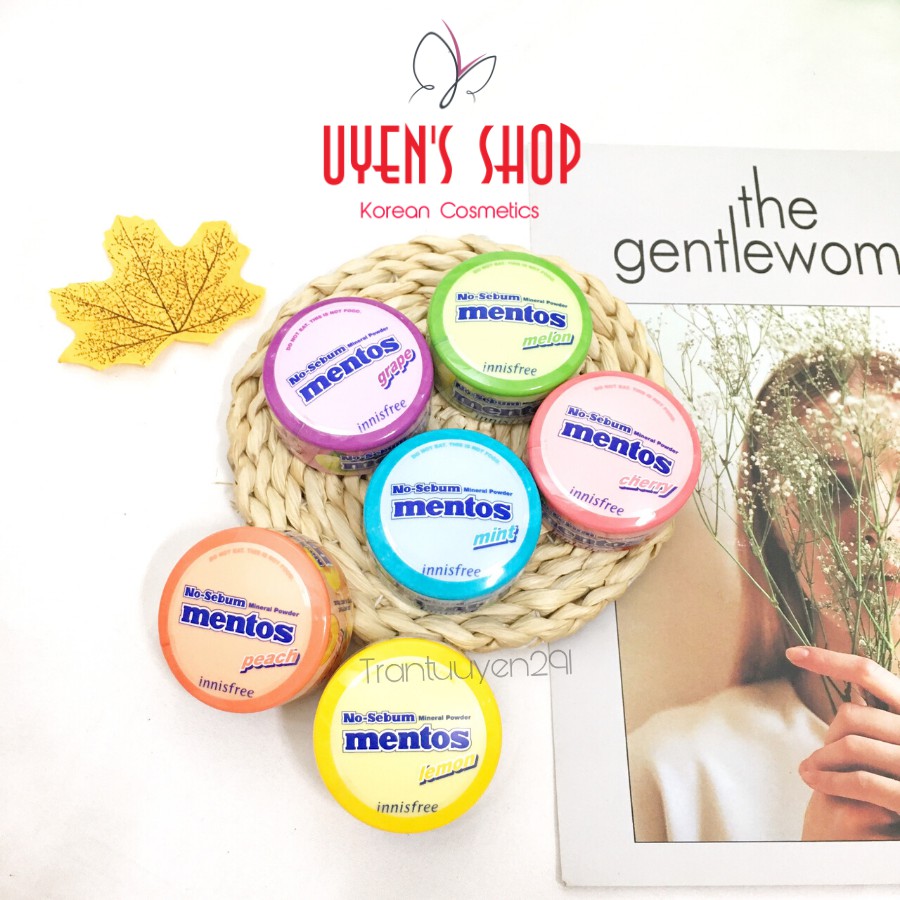 Phấn phủ bột Innisfree No Sebum Mineral / Moisture Powder 5gr | BigBuy360 - bigbuy360.vn