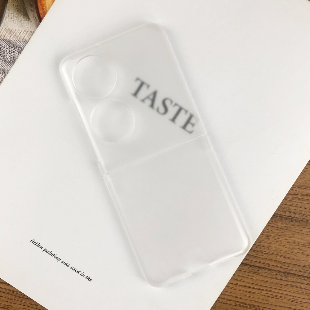 Ốp Điện Thoại PC Cứng Siêu Mỏng Mặt Nhám Chống Bám Vân Tay Cho Huawei P50 Pocket 6.9"