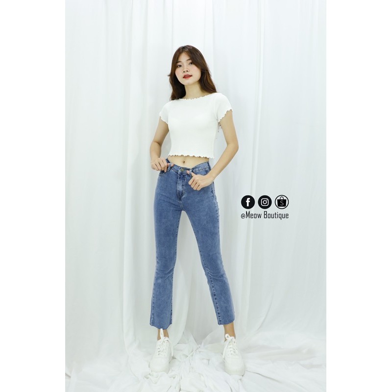 QUẦN JEANS ỐNG LOE