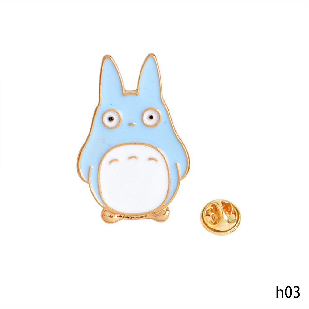 flowersqueen Ghim cài áo hình nhân vật phim hoạt hình Totoro đáng yêu