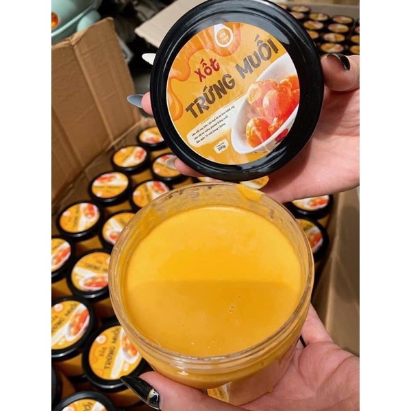 Sốt trứng muối mặn ngọt siêu thơm ngon không tanh hũ 450gram - CHỈ GIAO HOẢ TỐC