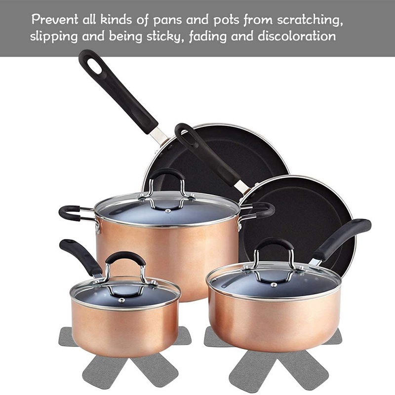 Set 12 Miếng Đệm Bảo Vệ Chảo Chống Dính 3 Kích Cỡ Khác Nhau