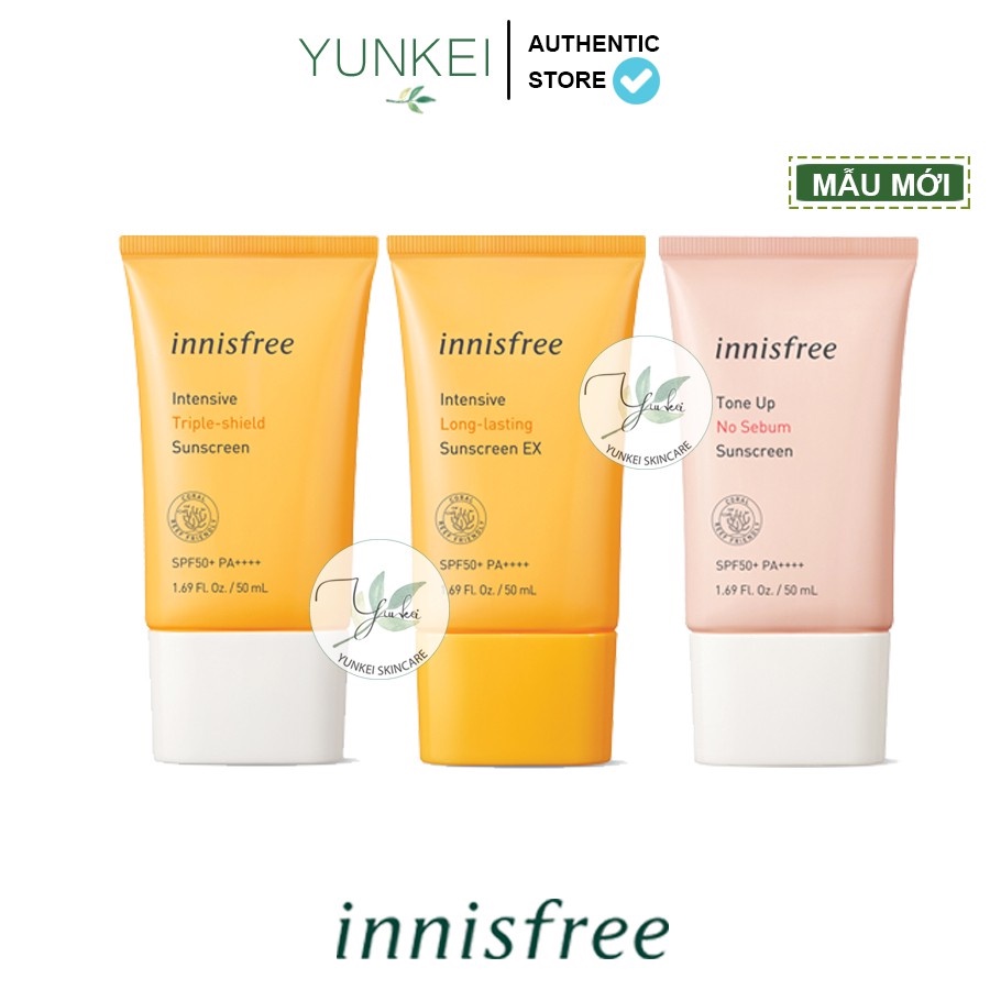 Kem Chống Nắng Innisfree Intensive Sunscreen 50ml [MẪU MỚI]