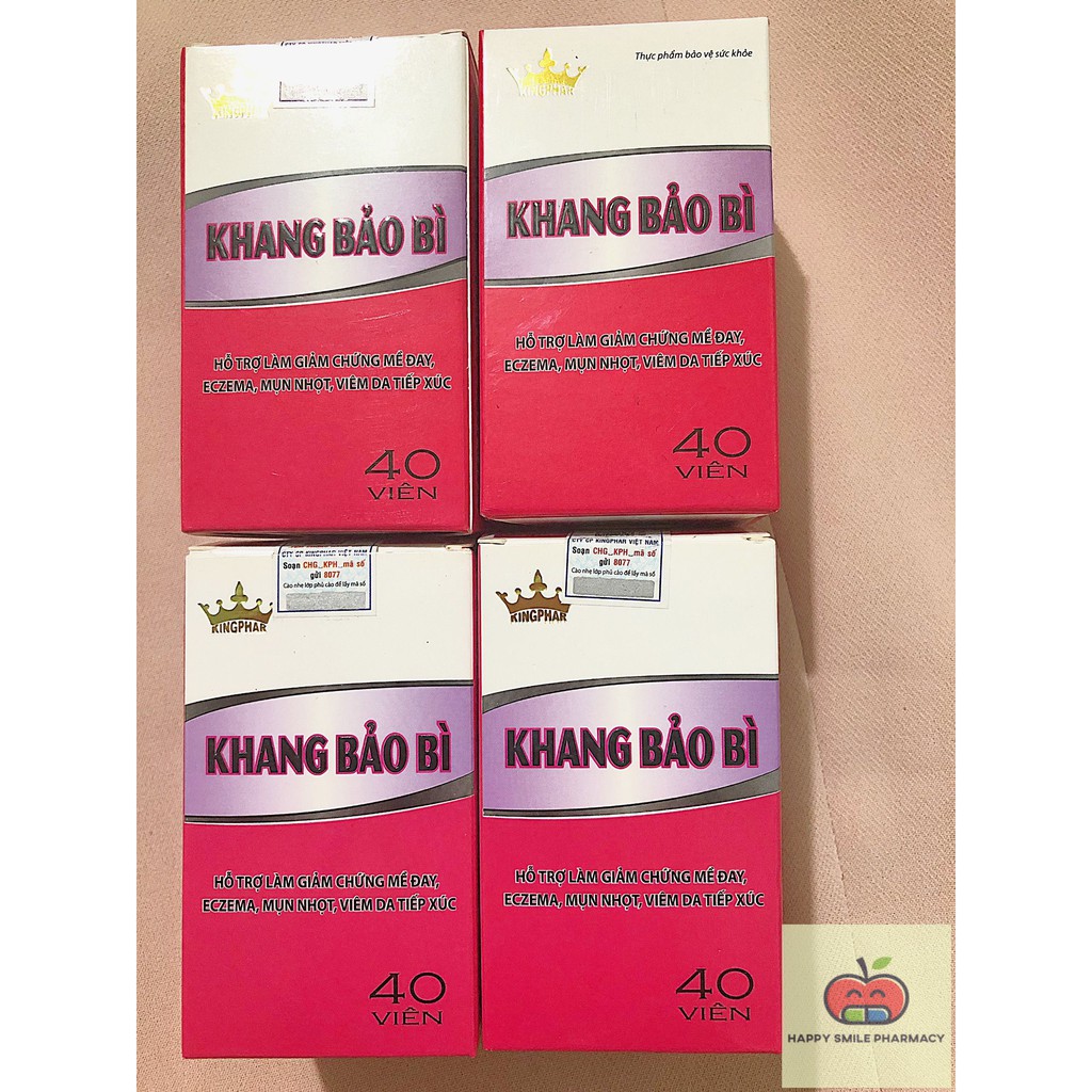 KHANG BẢO BÌ – Giảm chứng mề đay, Eczema, mụn nhọt, vi3m da tiếp xúc